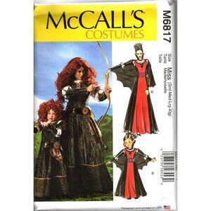 McCall's M6817 Misses S to XL Medieval Fantasy Costume Uncut Sewing Pattern